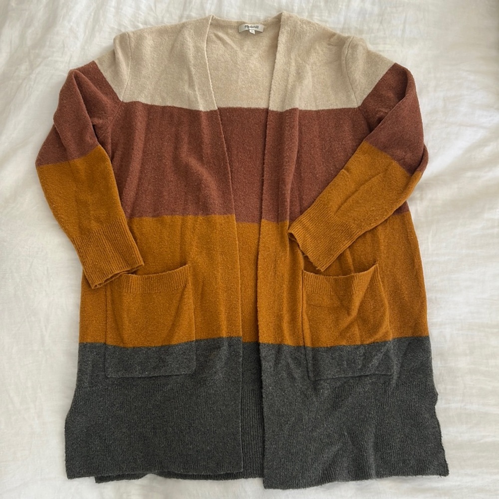 Madewell Small Block Color Cardigan